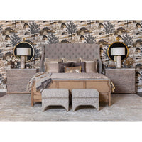 Boheme Bon Vivant De-Constructed Upholstered Bed - Modern Furniture - Beds - High Fashion Home
