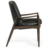 Braden Leather Arm Chair, Durango Smoke