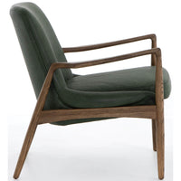 Braden Leather Chair, Eden Sage - Modern Furniture - Accent Chairs - High Fashion Home