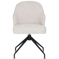 Bretta Swivel Dining Chair, Moto Stucco-Furniture - Dining-High Fashion Home