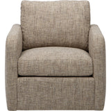 Briella Swivel Chair, Theory Latte-Furniture - Chairs-High Fashion Home