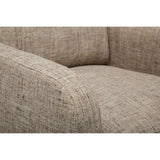 Briella Swivel Chair, Theory Latte-Furniture - Chairs-High Fashion Home