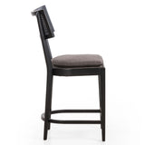 Britt Counter Stool, Savile Charcoal by Four Hands