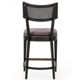 Britt Counter Stool, Savile Charcoal by Four Hands