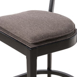 Britt Counter Stool, Savile Charcoal by Four Hands