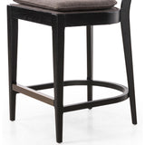 Britt Counter Stool, Savile Charcoal by Four Hands