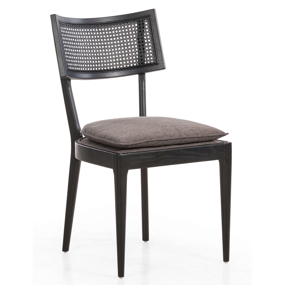 Britt Dining Chair, Savile Charcoal, Set of 2