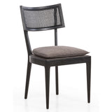 Britt Dining Chair, Savile Charcoal, Set of 2