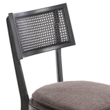 Britt Dining Chair, Savile Charcoal, Set of 2