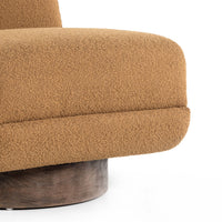 Bronwyn Swivel Chair, Copenhagen Amber-Furniture - Chairs-High Fashion Home