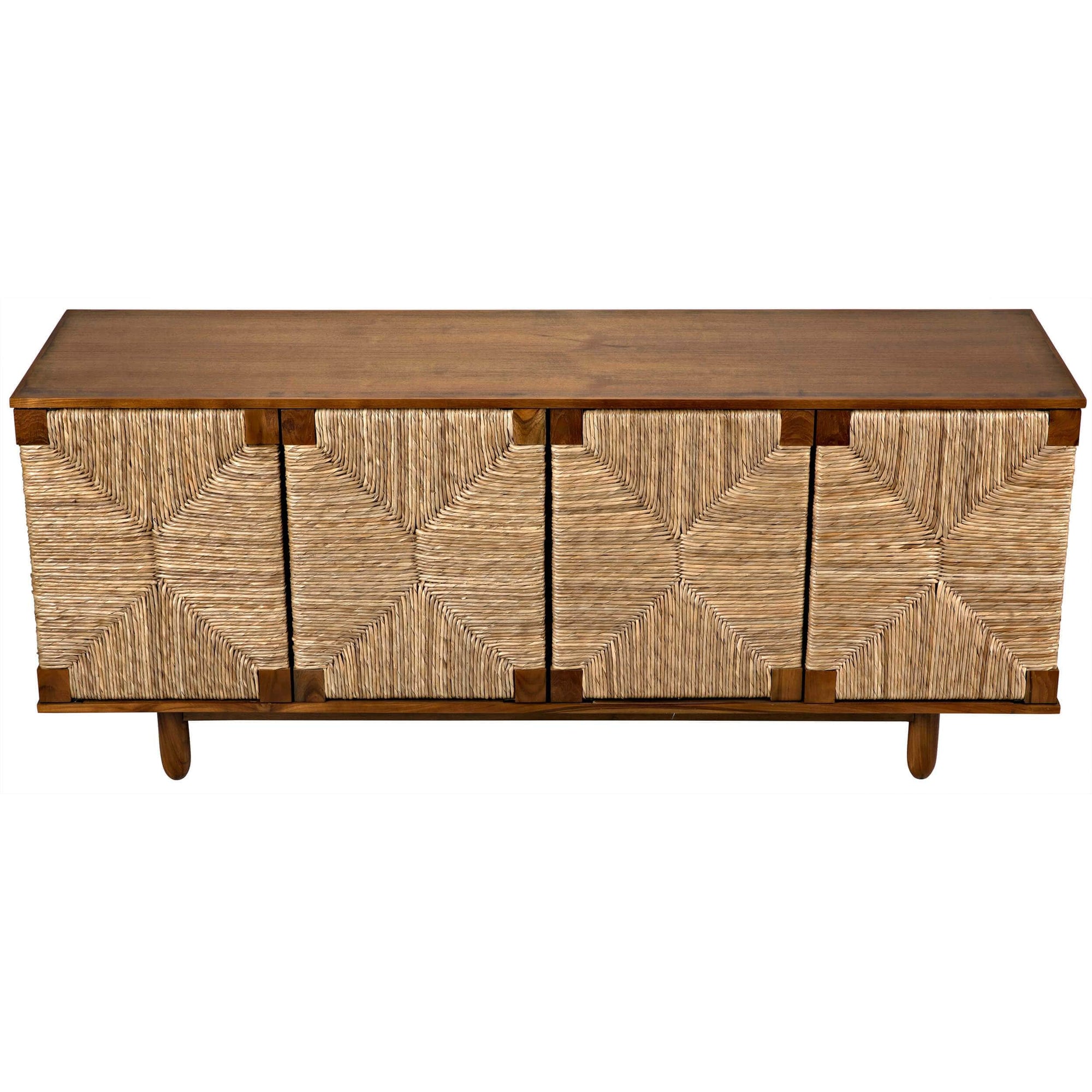 Brook 4 Door Sideboard Teak High Fashion Home