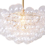 Bubbles Chandelier, Natural Brass-Lighting-High Fashion Home