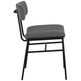 Buca Side Chair, Belfast Koala Grey-Furniture - Dining-High Fashion Home