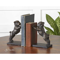 Bulldogs Bookends, Set of 2 - Accessories - High Fashion Home