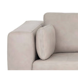 Burr Leather Sofa, Bali Bone-Furniture - Sofas-High Fashion Home