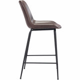Byron Counter Chair, Brown-Furniture - Dining-High Fashion Home