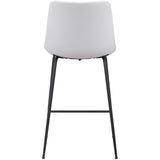 Byron Counter Chair, White-Furniture - Dining-High Fashion Home