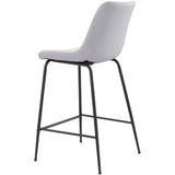 Byron Counter Chair, White-Furniture - Dining-High Fashion Home