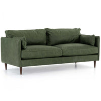 Reese Leather Sofa, Eden Sage-Furniture - Sofas-High Fashion Home
