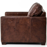 Larkin Club Leather Chair, Cigar-Furniture - Chairs-High Fashion Home