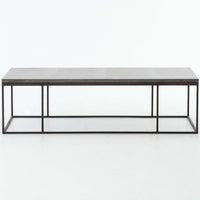 Harlow Small Coffee Table, Bluestone-Furniture - Accent Tables-High Fashion Home