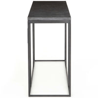 Harlow Console Table, Bluestone/Gunmetal-Furniture - Accent Tables-High Fashion Home