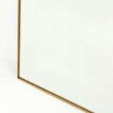 Bellvue Floor Mirror, Polished Brass-Accessories-High Fashion Home