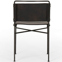 Wharton Dining Chair, Distressed Black, Set of 2-High Fashion Home