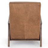 Chance Leather Recliner, Warm Taupe Dakota-Furniture - Chairs-High Fashion Home