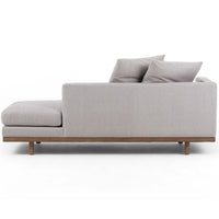 Brady LAF Chaise, Vail Silver-Furniture - Sofas-High Fashion Home