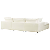 Cali 4 Piece Modular Sectional, Natural-Furniture - Sofas-High Fashion Home