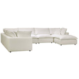 Cali Modular Large Chaise Sectional, Natural-Furniture - Sofas-High Fashion Home