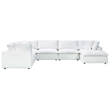 Cali Modular Large Chaise Sectional, Pearl-Furniture - Sofas-High Fashion Home