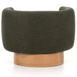 Calista Swivel Chair, Atlantis Moss-Furniture - Chairs-High Fashion Home