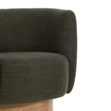Calista Swivel Chair, Atlantis Moss-Furniture - Chairs-High Fashion Home