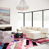 Callie Sectional RAF, Cream-Furniture - Sofas-High Fashion Home
