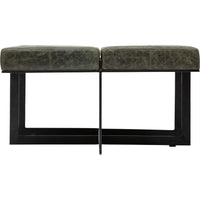Calvin Bench, Forest Green-Furniture - Chairs-High Fashion Home