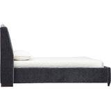 Camila Bed, Vickie Charcoal-Furniture - Bedroom-High Fashion Home