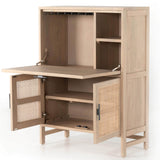 Caprice Bar Cabinet, Natural-Furniture - Storage-High Fashion Home