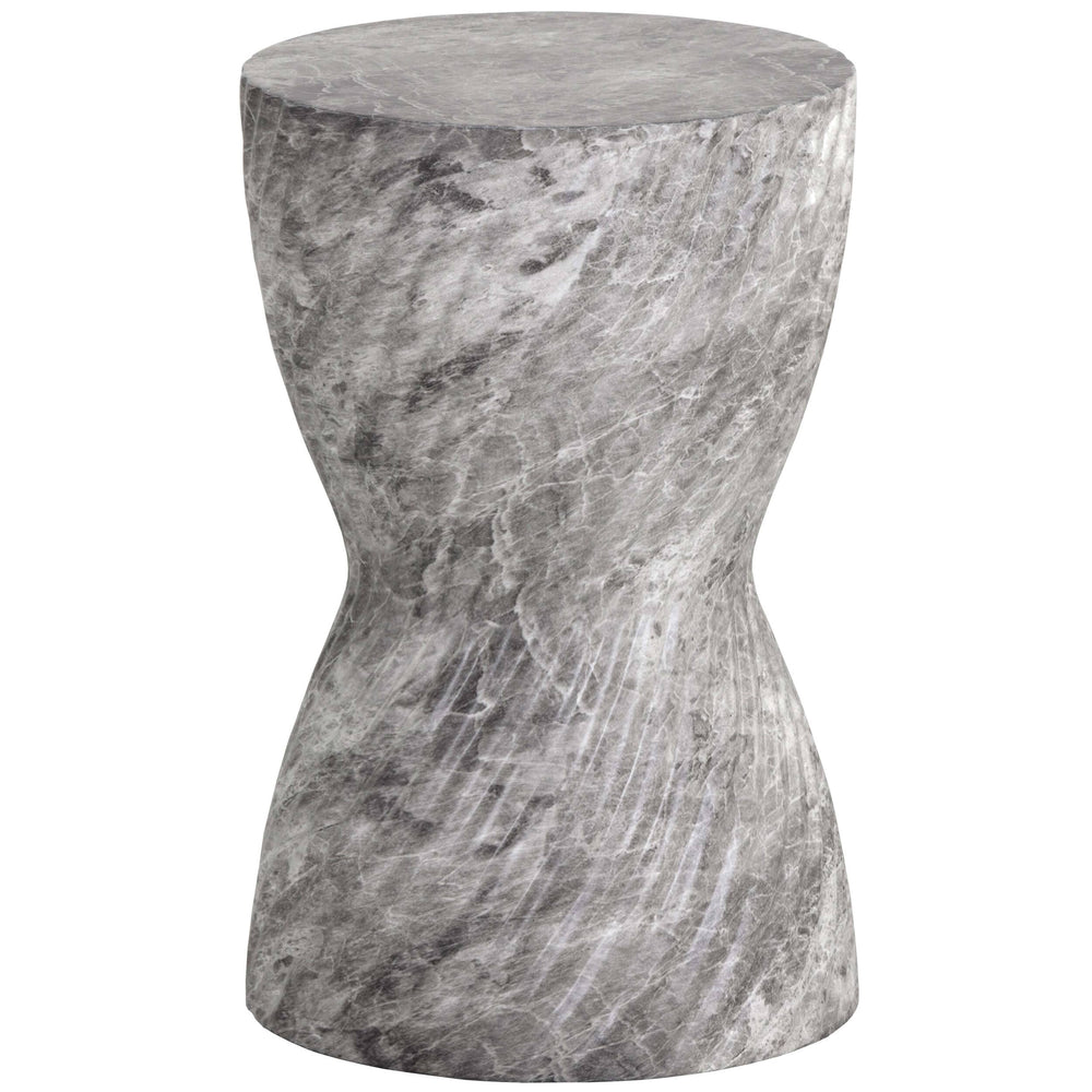 Cara End Table Grey-Furniture - Accent Tables-High Fashion Home