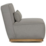Carbonia Swivel Chair, Palazzo Taupe-Furniture - Chairs-High Fashion Home