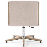 Carla Desk Chair, Smoked Grey-Furniture - Office-High Fashion Home