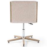 Carla Desk Chair, Smoked Grey-Furniture - Office-High Fashion Home