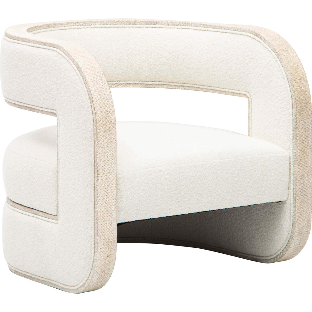 Cascade Chair, Wolf Pearl-Furniture - Chairs-High Fashion Home