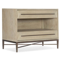Cascade Two Drawer Nightstand-Furniture - Bedroom-High Fashion Home