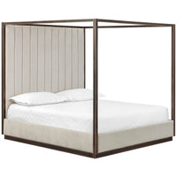 Casette King Bed, Piccolo Prosecco-Furniture - Bedroom-High Fashion Home