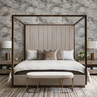 Casette Canopy King Bed, Piccolo Prosecco