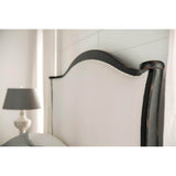 Ciao Bella Upholstered Bed, Black - Modern Furniture - Beds - High Fashion Home
