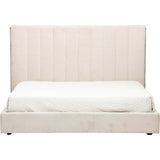Claremont Queen Bed, Romo Linen-Furniture - Bedroom-High Fashion Home