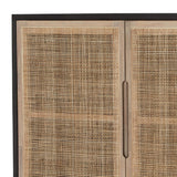 Clarita Cabinet, Black-Furniture - Storage-High Fashion Home